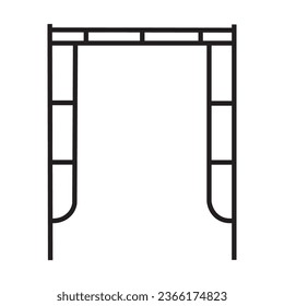 Scaffolding icon vector illustration design