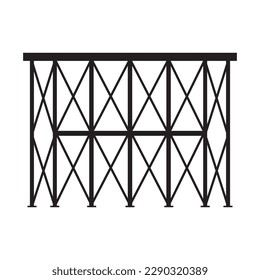 Scaffolding icon vector illustration symbol design