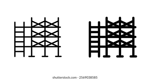 Scaffolding icons vector graphic pack