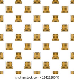 Scaffolding pattern seamless vector repeat for any web design