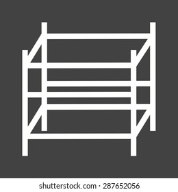 Scaffolding, steel, engineering icon vector image. Can also be used for construction, interiors and building. Suitable for use on web apps, mobile apps and print media.