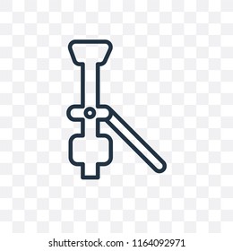 Scaffolding vector icon isolated on transparent background, Scaffolding logo concept