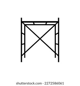 scafolding icon vector isolated on background