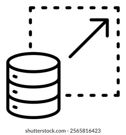 It Scalability Icon Element For Design