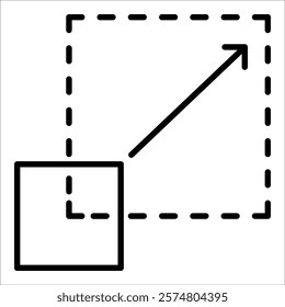 Scalability Icon Element For Design