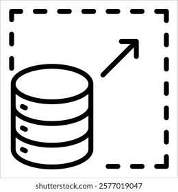 Scalability Icon Element For Design