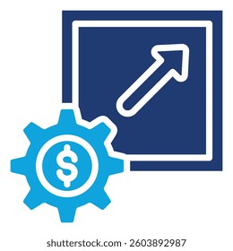 Scalability Icon Element For Design