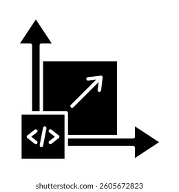 Scalability Icon Element for Design