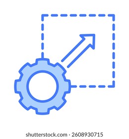 Scalability Icon Element for Design