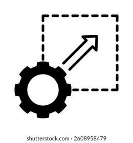 Scalability Icon Element for Design