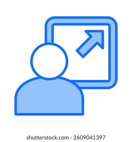 Scalability Icon Element For Design