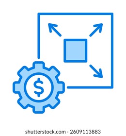 Scalability Icon Element for Design