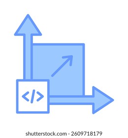 Scalability Icon Element for Design