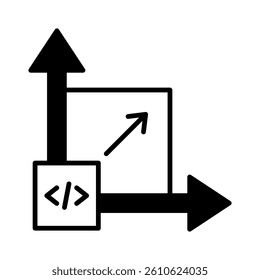 Scalability Icon Element for Design