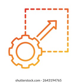 Scalability Icon Element for Design