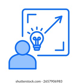 Scalability Icon Element For Design