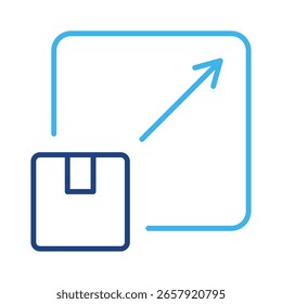 Scalability Icon Element For Design