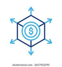 Scalability Icon Element For Design