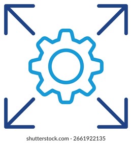 Skalierbares Symbolelement für Design