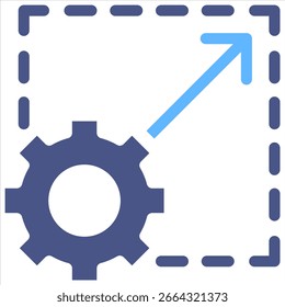 Skalierbares Symbolelement für Design