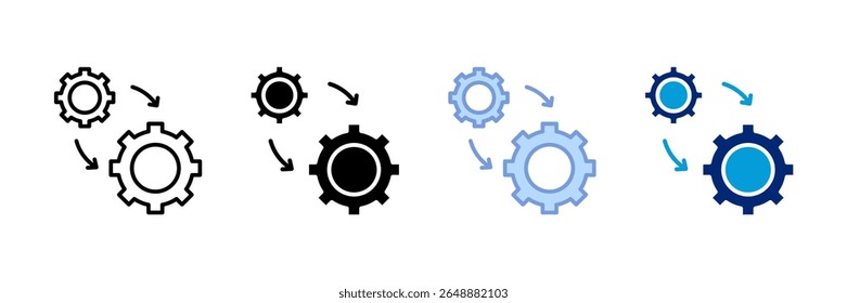Conjunto de Ícones de Escalabilidade - Coleção de Vários Estilos
