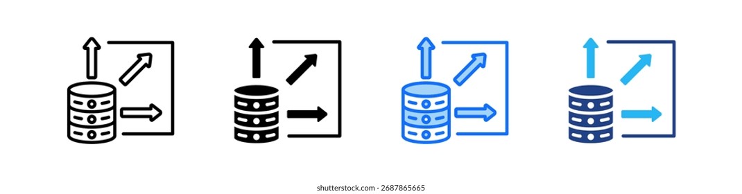 Conjunto de Ícones de Escalabilidade - Coleção de Vários Estilos