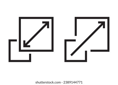 Scalability icon symbol simple design