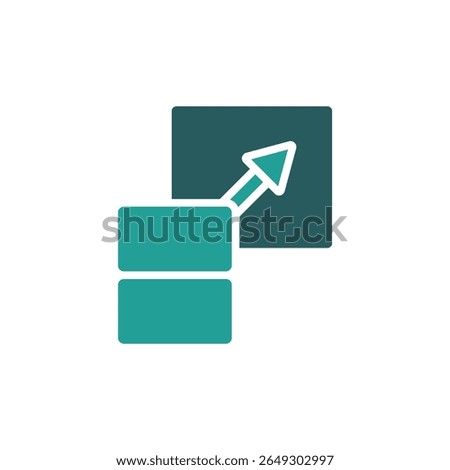 scalability icon. vector.Editable stroke.linear style sign for use web design,logo.Symbol illustration.