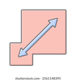 Scalability lineal color icon , vector, pixel perfect, illustrator file