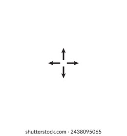 Scalability or linear Spreading  icon in flat style,Distribution abstract metaphor contour symbol, scalable system.  Line vector design for web site, UI, mobile app.  extension icon, illustration 