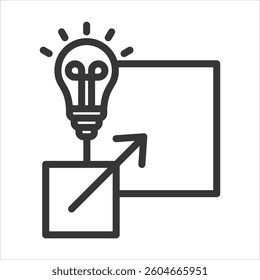 Scalability Strategy Outline Icon Vector Illustration