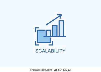 Scalability vector or logo sign symbol illustration