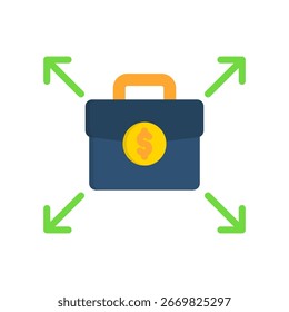 Scalable Business Icon Flat Vector Illustration