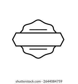 Elemento de design escalável ideal para a criação de logotipos, projetos de marca e criação de identidades visuais exclusivas. Facilmente personalizável para vários aplicativos. Perfeito para designs modernos.