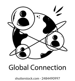 Un doodle escalable de conexión global 