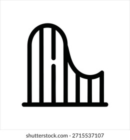 Scalable flat design chair icon in solid black, perfect for UI, logos, and print. High-resolution vector with clean lines and sharp edges.