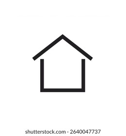 Scalable home icon ideal for logo design, website UI, app interfaces, and branding projects. A clean and modern design ensures versatility.