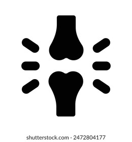 A scalable icon of human joints, medical and healthcare vector