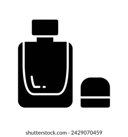 Scalable icon of perfume, unique vector of fragrance bottle