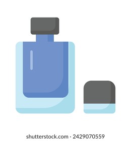 Icono escalable del perfume, vector único de la botella de la fragancia