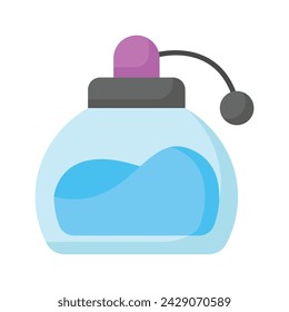 Scalable icon of perfume, unique vector of fragrance bottle