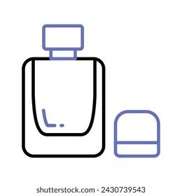 Scalable icon of perfume, unique vector of fragrance bottle