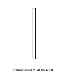 Scalable line art perfect for logo creation, branding projects, and minimalist design applications. Use this versatile asset in various design contexts. High-resolution vector.