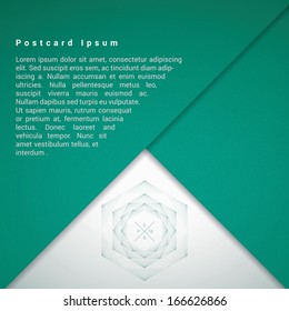 Scalable minimal envelope design vector illustration with hexagon icon for backgrounds, layouts, cover illustrations