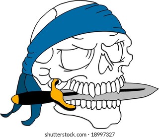 scalable pirate skull