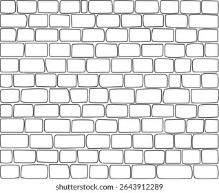 Scalable Seamless White Brick Wall suitable for art, wallpaper, interior decor, and many artistic projects 
