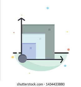 Scalable, System, Scalable System, Science Abstract Flat Color Icon Template