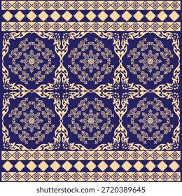 Obra de arte de Vector textil escalable ideal para aplicaciones de moda.