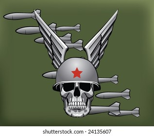 A scalable vector anti-war illustration