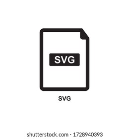 ICONO GRÁFICO DE VECTOR ESCALABLE , ICONO DE FORMATO DE IMAGEN